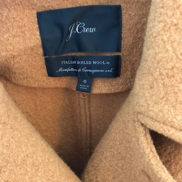 JCrew Boiled Wool Peacoat - Picture 2 of 3